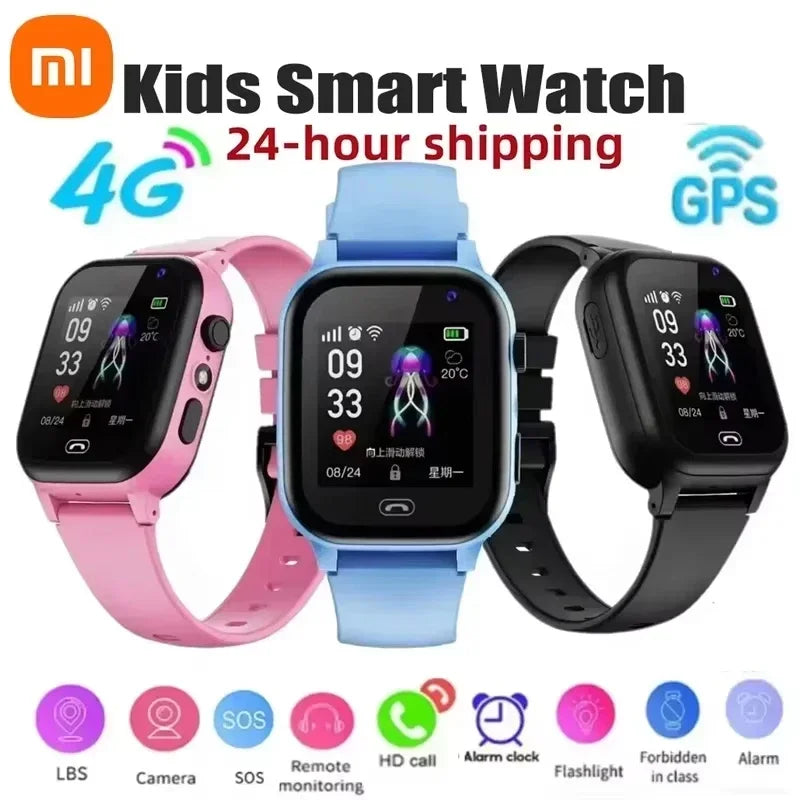 Xiaomi 4G Kids Smartwatch – GPS, Video Call & SOS Safety in One!