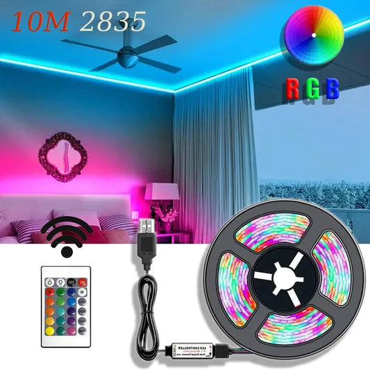 10M LED Strip with Remote – Home & TV Backlight